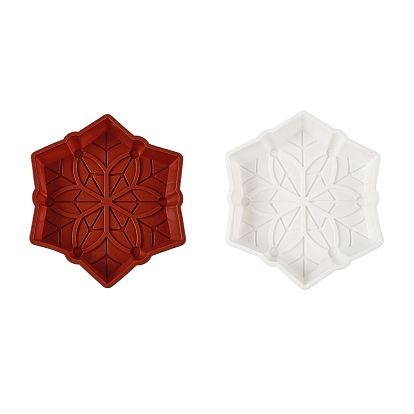 Moule hexagonal en silicone de qualité alimentaire, bricolage, moules à gâteaux