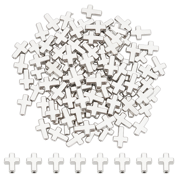 100pcs perles en plastique ccb, croix