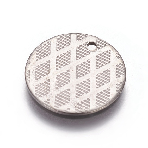 Ионное покрытие (ip) 304 подвески из нержавеющей стали, плоско-круглые