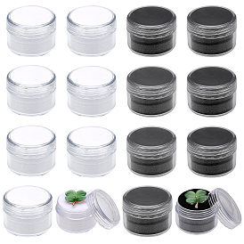 2 цветные пластиковые коробки для хранения драгоценных камней в виде колонны из бриллиантов, с губкой