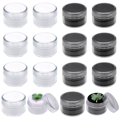 2 цветные пластиковые коробки для хранения драгоценных камней в виде колонны из бриллиантов, с губкой