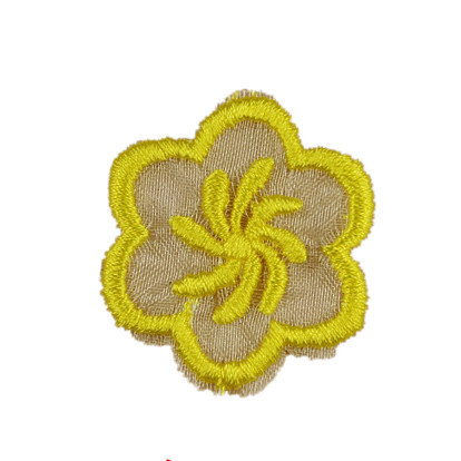 Computerized Embroidery Cloth Iron on/Sew on Patches, Costume Accessories, Appliques, Flower