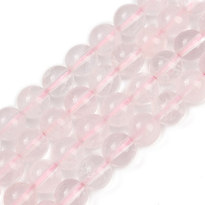 Природного розового кварца нитей бисера, круглые