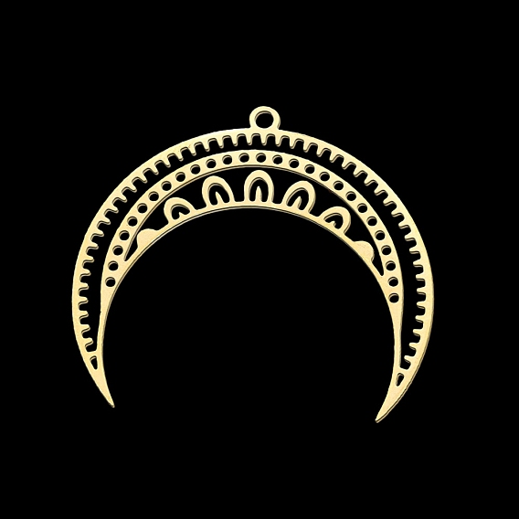 Ионное покрытие (ip) 304 подвески из нержавеющей стали, лазерная резка, луна