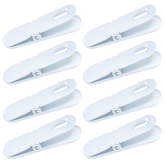 2Pcs ABS Plastic Pegboard Storage Clips, Oval