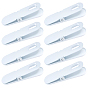 2Pcs ABS Plastic Pegboard Storage Clips, Oval