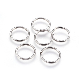 304 inox Anneaux ouverte, rond