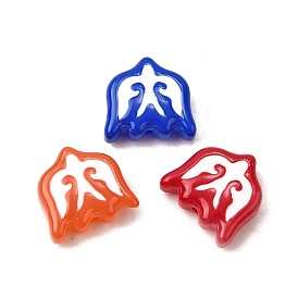 Бусины из стеклянной эмали, окрашенные методом запекания, птица