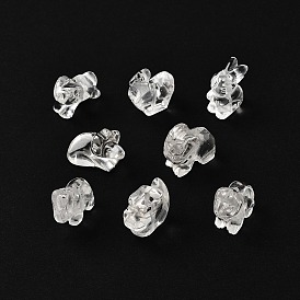 Китайский зодиак натуральный кварцевый кристалл резные бусины, бусины из горного хрусталя с животными