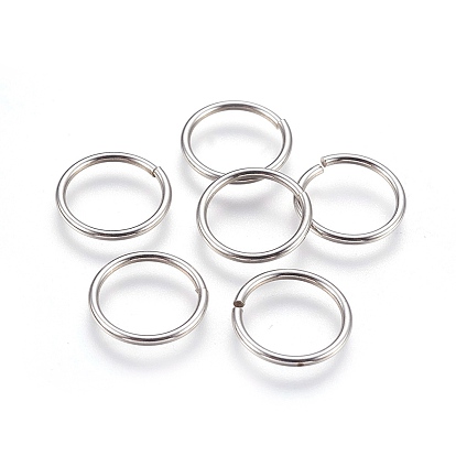 304 inox Anneaux ouverte, rond