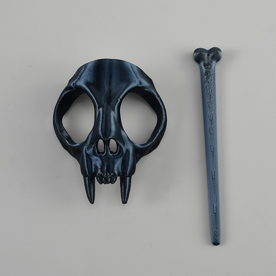 Haarstäbe aus Kunststoff, Gothic-Haarnadel für Partys, Halloween, Cosplay, Haaraccessoire