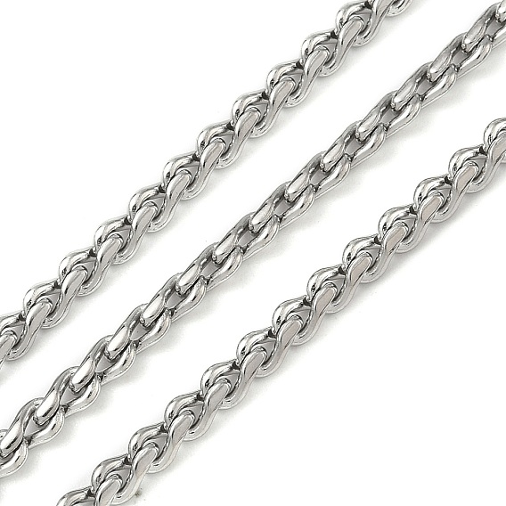 304 из нержавеющей стали цепи пшеницы, без никеля , пайки, с катушкой