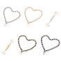 2 Styles ABS Plastic Imitation Pearl Beads & Iron Curb Link Bag Chain Straps, with Swivel Lobster Claw Clasps