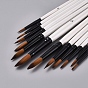 Wood Handle Paint Brushes Set, for Watercolor Oil Painting