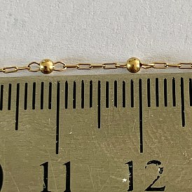 Ионное покрытие (IP) 304 цепь с шариковыми звеньями из нержавеющей стали