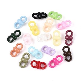 Подвески-звенья/соединители из непрозрачного акрила с УФ-покрытием, бантом