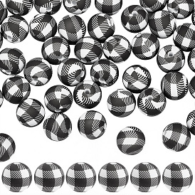 45шт круглые силиконовые фокусные бусины