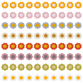 80 шт 8 цвета полиэстер украшения аксессуары, швейные украшения, цветок