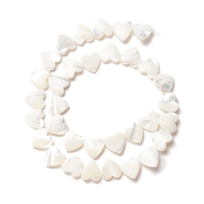 Natural Trochid Shell/Trochus Shell Beads, Peach Heart