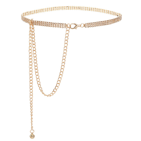 Железная цепь для талии, со стразами, бикини украшения для женщины девушки