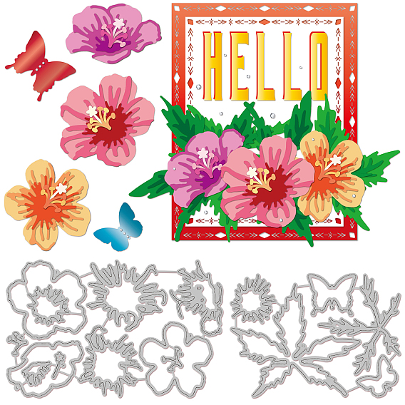 Трафареты для резки штампов из углеродистой стали из герани, для diy scrapbooking, Фотоальбом, декоративная бумага для тиснения, цвет нержавеющей стали