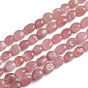 Natural Rose Quartz Beads Strands, Tumbled Stone, Nuggets