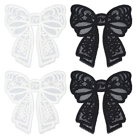 4 шт 2 цвета полиэстер украшения аксессуары, бантом