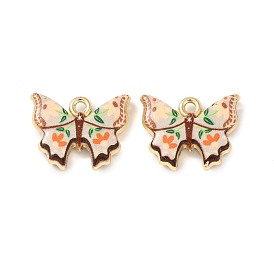 Двусторонние печатные подвески из сплава, бабочки прелести, стойки покрытие