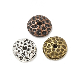 Alloy Spacer Beads, Cadmium Free & Lead Free, Flat Round