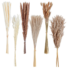 128шт. искусственный цветок, сухоцвет для украшения свадьбы, рождества, домашний декор своими руками