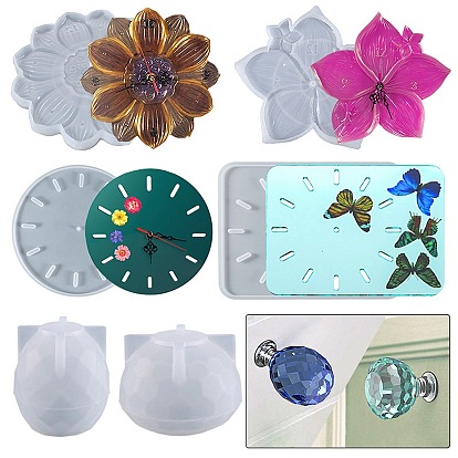 DIY Silicone Molds, Resin Casting Molds, For UV Resin, Epoxy Resin Jewelry Making, White