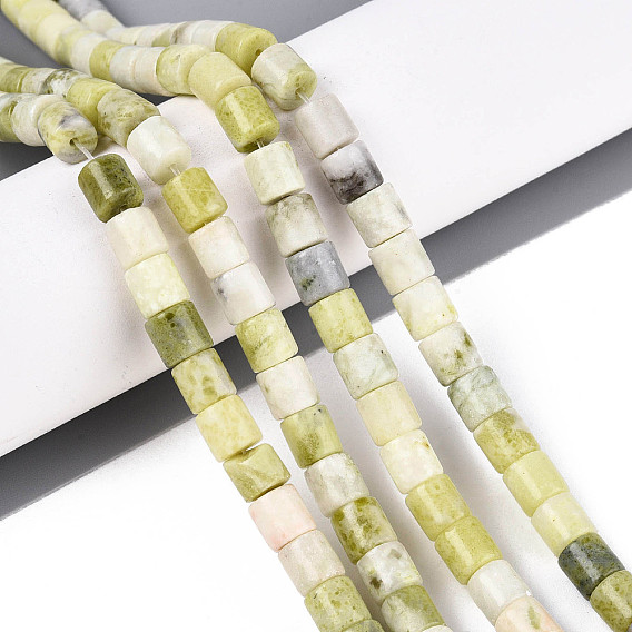 Природного нефрита нитей бисера, колонка