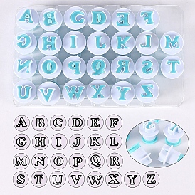 Plastic Cookie Cutters, Alphabet Cookies Moulds, DIY Biscuit Baking Tool, Letter A~Z