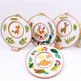 Cherish hand-embroidered diy material package Christmas Halloween creative Suzhou embroidery decoration hanging painting