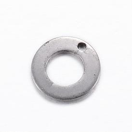 201 Stainless Steel Charms, Ring