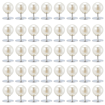 40шт. пластиковая крышка гвоздь кнопка, одежда и головные уборы аксессуары, круглые