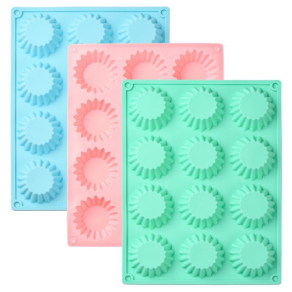 1 набор 3 шт 3 цвета силиконовые формы для чашек mafen