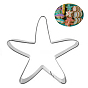 304 Stainless Steel Cookie Cutters, Cookies Moulds, DIY Biscuit Baking Tool, Starfish/Sea Stars
