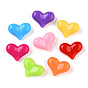 Непрозрачные акриловые бусины, сердце