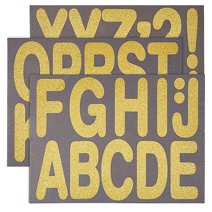PVC selbstklebende Aufkleber, Buchstaben-/Satzzeichen