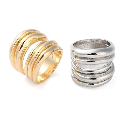 Многослойные кольца из сплава для женщин