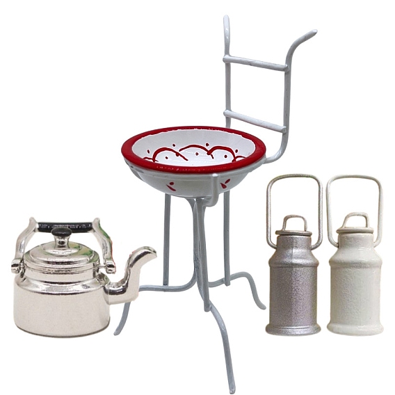 Миниатюрный игрушечный кухонный инструмент, сплав детская кукла, аксессуары для кукольного домика с микро-ландшафтом, притворяясь опорными украшениями