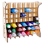 Wood Paint Storage Stands, Rectangle
