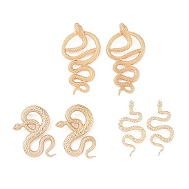 Серьги сплава, змея