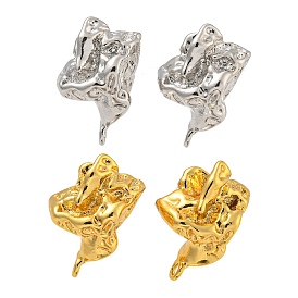 Rack Plating Brass Studs Earrings Finding, Cadmium Free & Lead Free