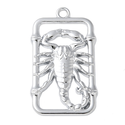 Подвески из сплава , прямоугольник с подвесками в виде скорпиона