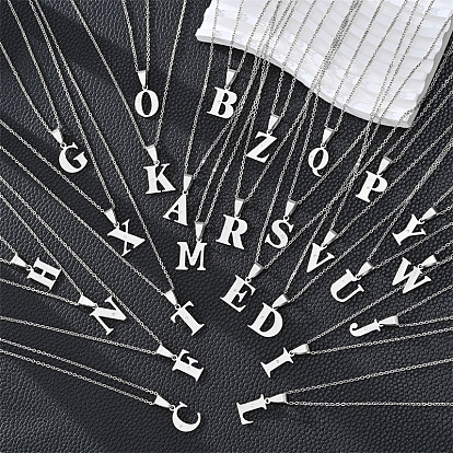 201 ожерелья с подвесками из нержавеющей стали и стразами, цвет нержавеющей стали, не тускнеет