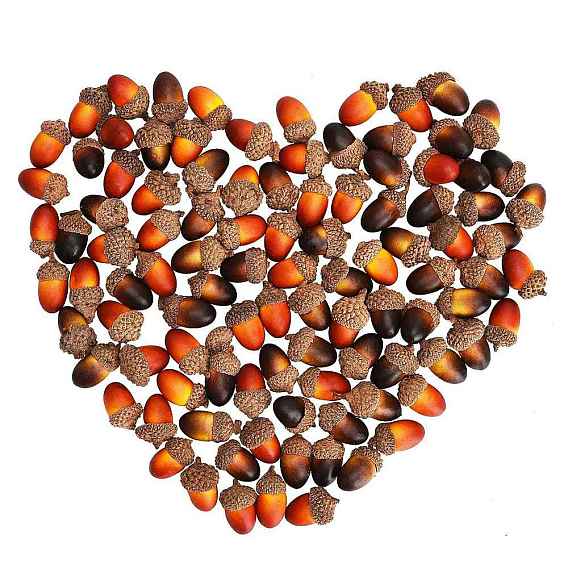 Пластиковый искусственный желудь, для выставочных украшений