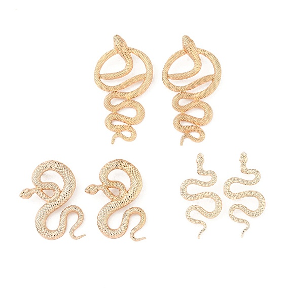 Серьги сплава, змея