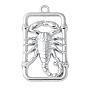 Подвески из сплава , прямоугольник с подвесками в виде скорпиона